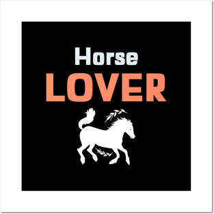 horse lover Posters and Art